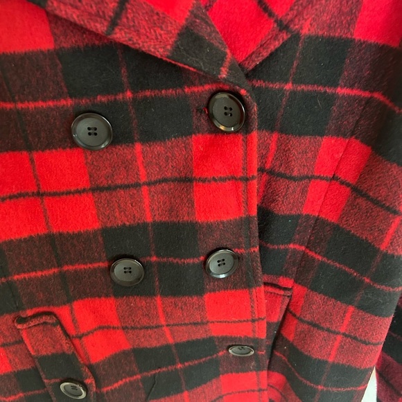 New York & Company Women’s Buffalo Plaid
Double Vested Coat
Size L - Picture 3 of 6